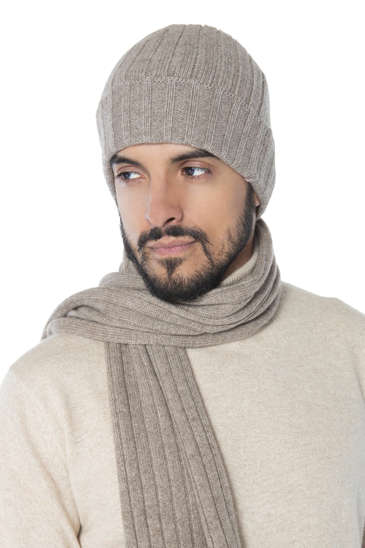 Darčekový set Kerim čiapka, rukavice a šál 100 % kašmír