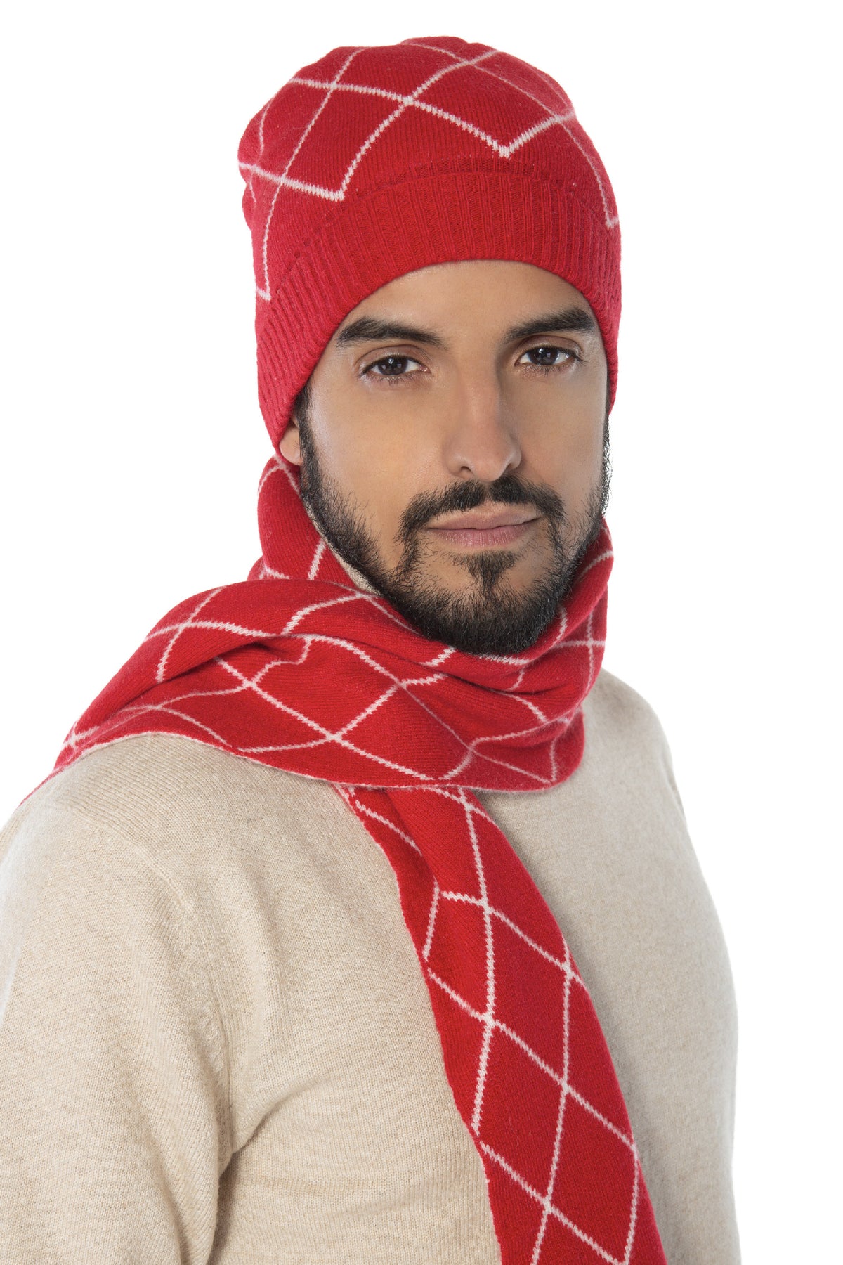 Darčekový set Gil čiapka a šál 100 % kašmír