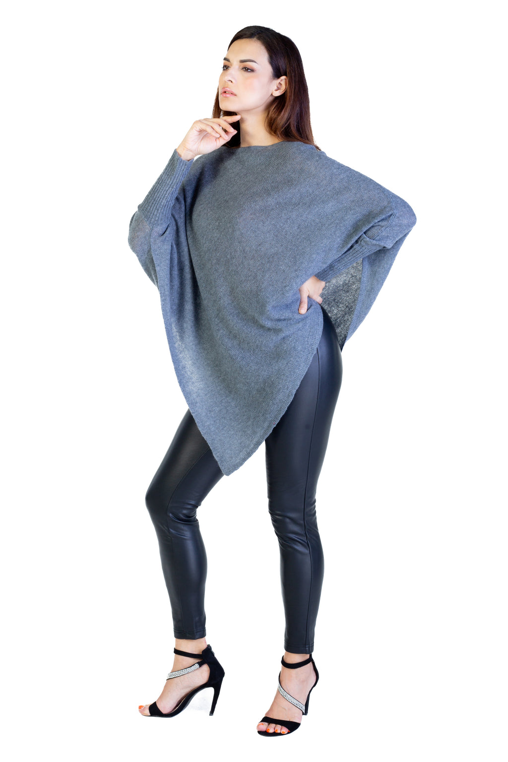 Kašmírové pončo Elle